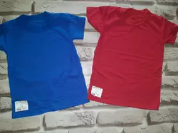 Однотонні кольорові дитячі футболки