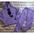 Дитячий спортивний костюм на дівчинку фіолетовий "Кішечка" Розміри: 128-134,134-140 см.