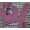 Дитячий теплий спортивний костюм на дівчинку колір рожевий (Плотна, тепла тканина, не кошлатиться) "Барбі"
