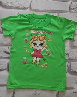 Дитяча футболка на дівчину 6-7 років